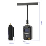 HOT RadioMaster Bandit Nano ExpressLRS 915MHz RF Module Ultra-low Power High Contrast OLED Display TCXO RC FPV Long Range Racing